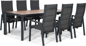 Tuinset 6 personen  Aluminium Grijs Lifestyle Garden Furniture Essence/Allungo