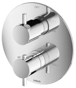 Hotbath Laddy Inbouw Thermostaat Geborsteld Nikkel L009R