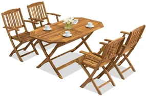 Houten tuinset Laos/Delhi 4 Garden Point