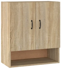 vidaXL Wandkast 60x31x70 cm bewerkt hout sonoma eikenkleurig