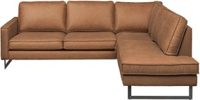 Hoekbank - Stuart - rechts - Lederlook Missouri cognac 03