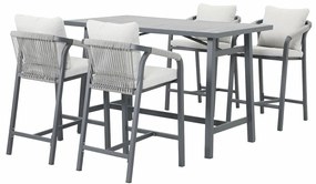 Garden Impressions Tarera bar tuinset 5-delig - donker grijs