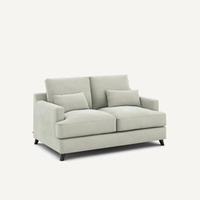 2-zits compacte bank van stonewashed fluweel, ALWINE