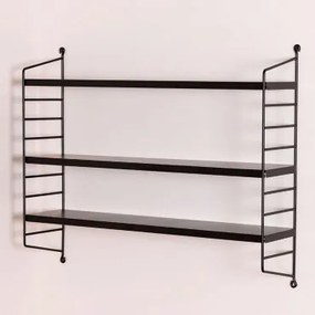 Modulaire Wandrek ↔︎60 Cm Van Staal Emine Zwart - Sklum