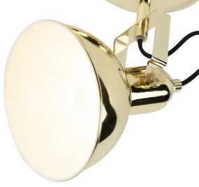 Industriële ronde Spot / Opbouwspot / Plafondspot goud 1-lichts - Tommy Industriele / Industrie / Industrial E14 Binnenverlichting Lamp