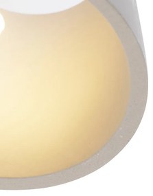 Industriële wandlamp beton met lichteffect - Cup