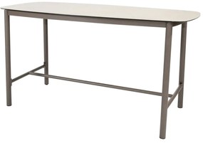 Taste by 4 Seasons Manolo bartafel terre met geprint keramisch blad 180 x 90 cm SALE BartafelTuintafel bruin weerbestendig
