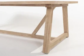 Taste by 4 Seasons Noah tuintafel van geborsteld teak met blad 260 x 100 cm  Tuintafel    houtkleur weerbestendig