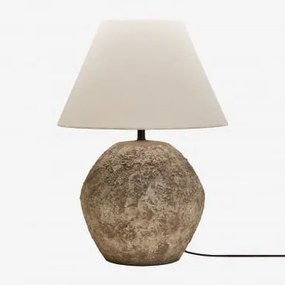 Keramische En Linnen Rollen Bruin – Zand & ↑60 Cm - Sklum