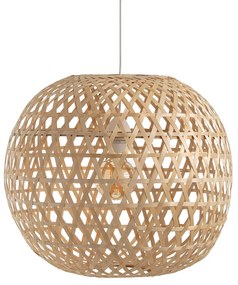 Bolvormige hanglamp in bamboeØ51 cm, Cordo