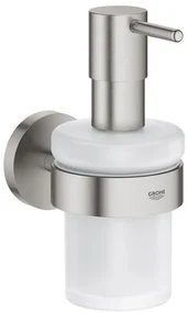 GROHE Essentials Zeepdispenser - 160ml - met houder - wandmontage - supersteel 40448dc1