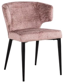 Richmond Interiors Taylor Luxe Eetkamerstoel Roze Fusion Stof