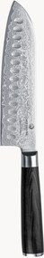Santoku mes Limited Edition van damaststaal met pakkahout handvat