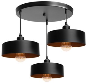 Hanglamp APP1334-3CP Black Gold