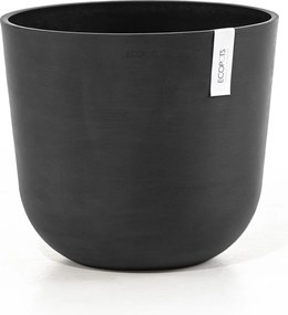Ecopots bloempot Oslo 35 - Rond - Dark Grey - Diameter 35 x H30,5 cm