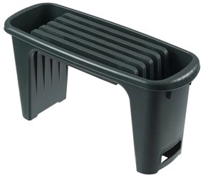 Nature Tuinknielbankje 2-in-1 65,5x25x34 cm groen