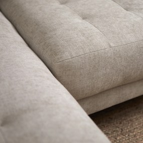 PEPP Interiors Oreo Beige Bank Hoge Poot Chaislongue Links