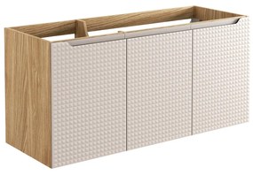 Comad Luxor Beige onderkast met 3 deuren 120cm beige