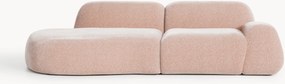 Modulaire teddy chaise longue Wolke (3-zits)