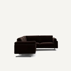 Hoekbank fluweel, César