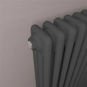 Eastbrook Imperia 3 koloms radiator 30x180cm 1608W antraciet