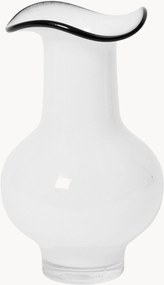 Mondgeblazen glazen vaas Mirja, H 26 cm
