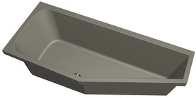 Xenz Lagoon Compact badkuip links 170x75x45cm cement