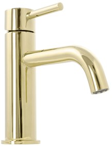 Wastafelkraan Rea Lungo Gold low