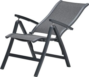 Garden Impressions Hilly tuinstoel verstelbaar - donker grijs