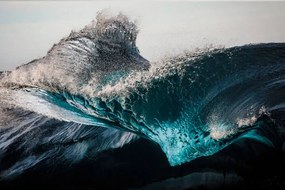 Kunstfotografie Extreme close up of thrashing emerald ocean waves, Philip Thurston, (40 x 26.7 cm)