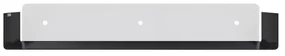 Looox Shelf C inbouwplanchet - 60x10cm - zwart mat cshelf60mz