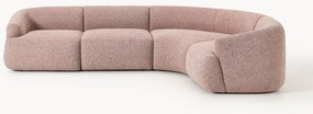 Modulaire bouclé hoekbank Sofia (4-zits)