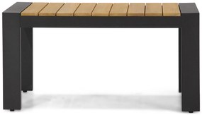 Stoel en Bank Loungeset 5 personen Aluminium/Aluminium/teak Grijs  Lifestyle Garden Furniture Milano