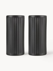 Zout- en peperstrooier Groove met groefstructuur, 2-delig