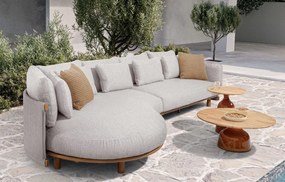 4 Seasons Outdoor Safina chaise loungebank amber  Loungebank    beige weerbestendig