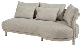 4 Seasons Outdoor Mykonos chaise loungebank Loungebank   beige weerbestendig