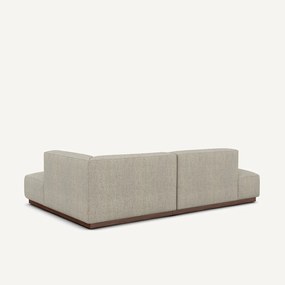 XL rechte hoekbank in tweed, JACOPO