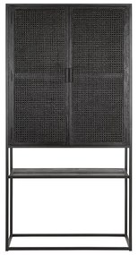Must Living Spiderman Kast Op Hoge Poten Zwart - 88x40x175cm.