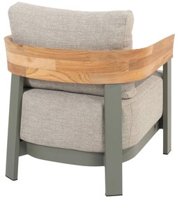 Tuinstoel Aluminium/teak Groen 4 Seasons Outdoor Varenna