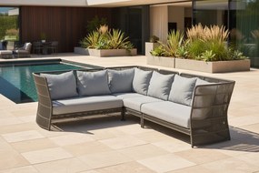 4 Seasons Outdoor Oriënt hoekbank - SALE Loungestoel   houtkleur weerbestendig