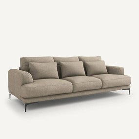 4-zits sofa getextureerd viscose linnen, Marsile