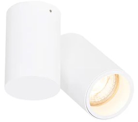 Design Spot / Opbouwspot / Plafondspot wit verstelbaar - Michael Design GU10 cilinder / rond Binnenverlichting Lamp