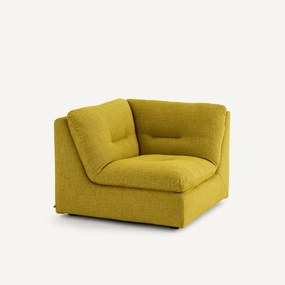 Modulaire 90° hoek in gemêleerde stof, GIULIANO