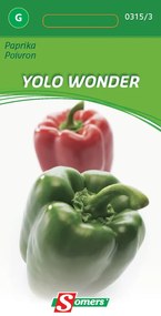 Somers Paprikazaden - Yolo Wonder - Zaadvast paprika