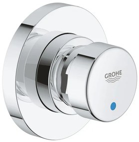 GROHE Euroeco Cosmopolitan S inbouw douchekraan zelfsluitend 1/2 blauw/rood chroom 36268000