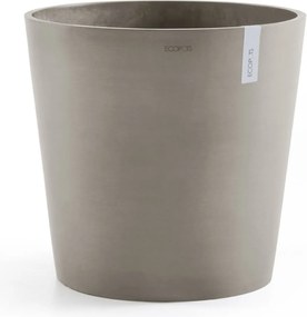Ecopots bloempot Amsterdam 60 - Rond - Taupe - Diameter 59 x H55,5 cm