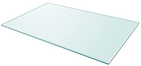 vidaXL Tafelblad van gehard glas 1000x620 mm rechthoekig