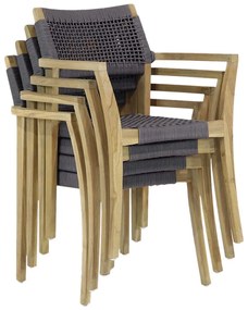 Tuinset 4 personen 180 cm Rope Grijs Lifestyle Garden Furniture Dallas/Glasgow