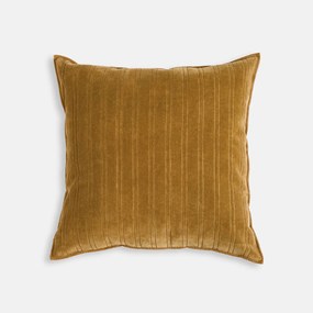 Kussenhoes 45 x 45 cm, fluweel met inkepingen, MILO