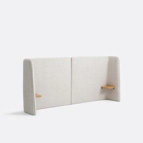 Gewatteerd hoofdbord XL met nachtkastjes , Jolien